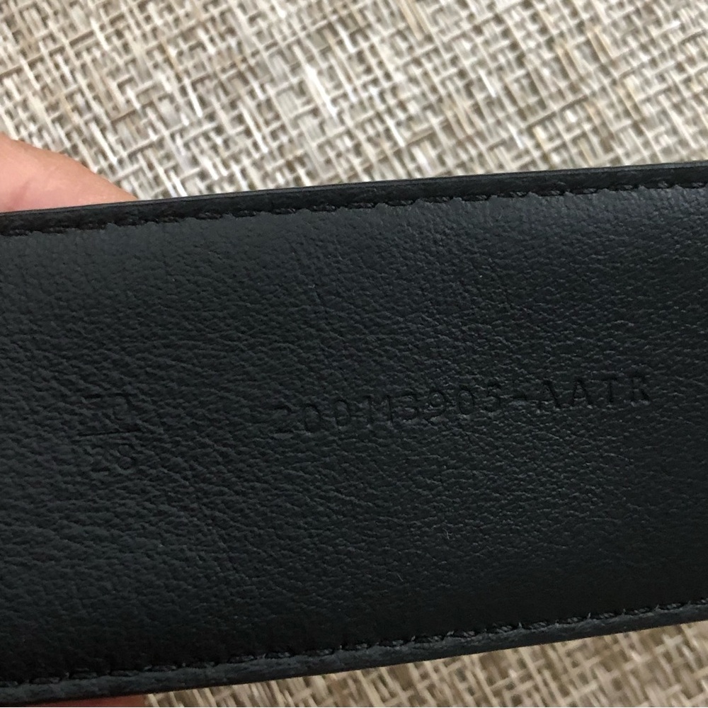 Fendi embossed leather belt black size 70 brand new - Picture 9 of 16